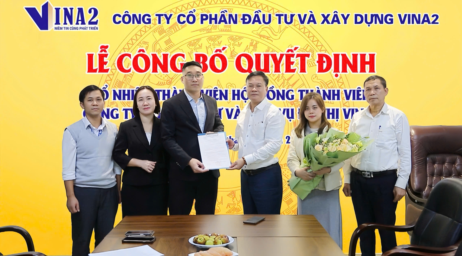 VINA2.2 - LỄ CÔNG BỐ VÀ TRAO QUYẾT ĐỊNH BỔ NHIỆM THÀNH VIÊN HĐTV