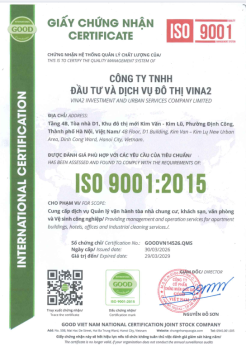 VINA2.2 chính thức được trao Chứng nhận ISO 9001:2015
