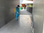 VINA2 phun thuốc diệt côn trùng tại Trường THCS Trần Duy Hưng